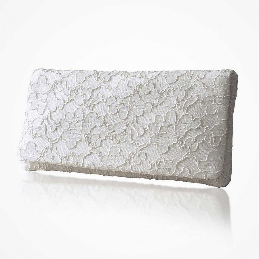 Bags Emma Gordon London | Astrid Ivory Lace Clutch