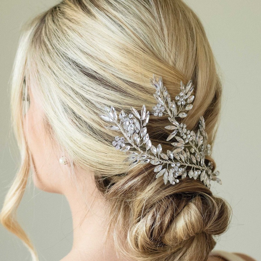 Wedding Hair Accessorieswedding Hair Accessories Ivory & Co | Lucky Star Crystal Embellished Clip