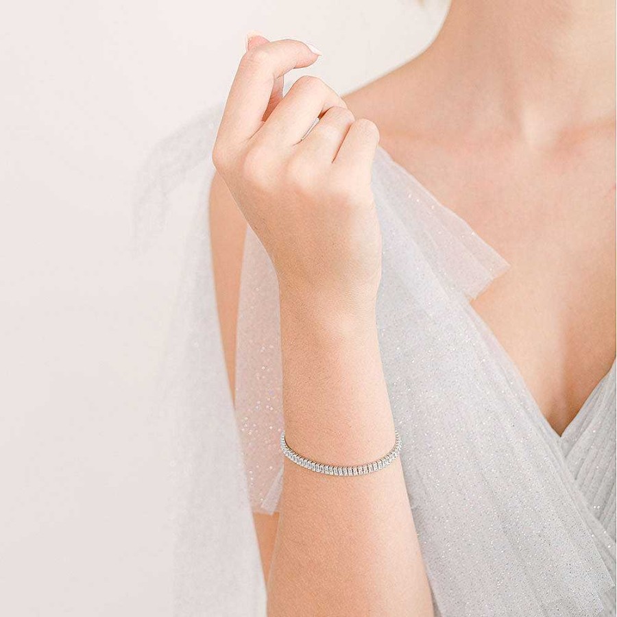 Wedding Jewellerywedding Jewellery Aria | Agathe Crystal Bracelet