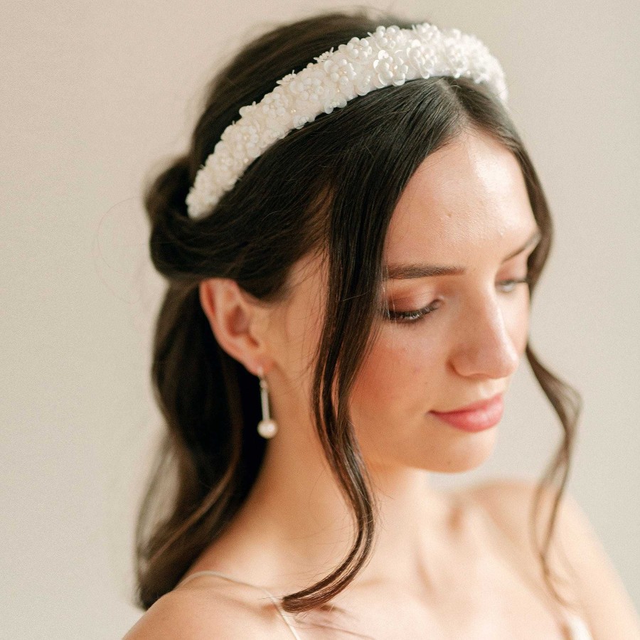 Wedding Hair Accessorieswedding Hair Accessories Victoria Fergusson | Bloom Beaded Floral Fabric Hairband