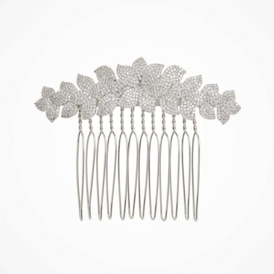 Wedding Hair Accessorieswedding Hair Accessories Aria | Lyric I Pav Crystal Leaves Hair Comb