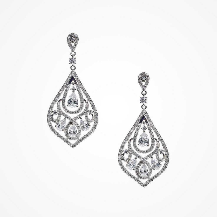 Wedding Jewellerywedding Jewellery Ivory & Co | Chinatown Crystal Drop Earrings