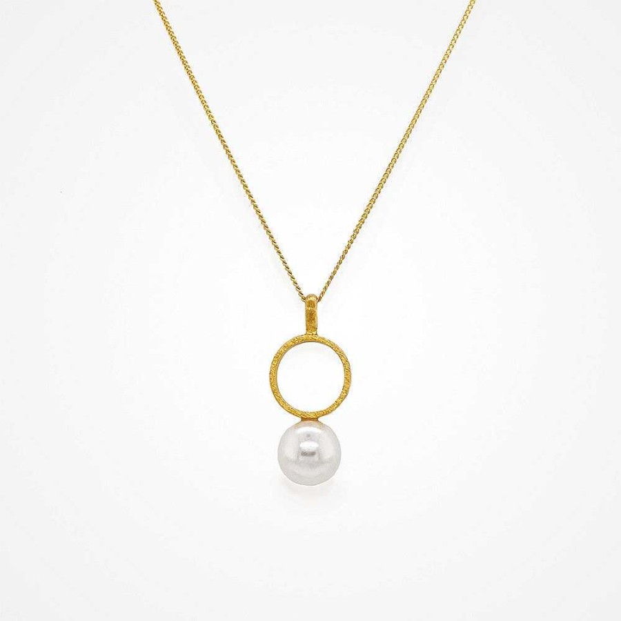 Wedding Jewellerywedding Jewellery Sarah Alexander | Bombshell Pearl Circle Pendant