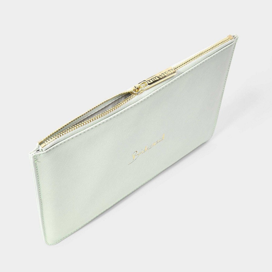 Bags Katie Loxton | Katie Loxton Perfect Pouch 'Bridesmaid' In Sage Green