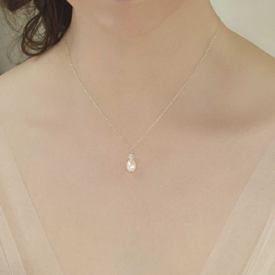 Wedding Jewellerywedding Jewellery Victoria Fergusson | London Pearl Pendant Necklace