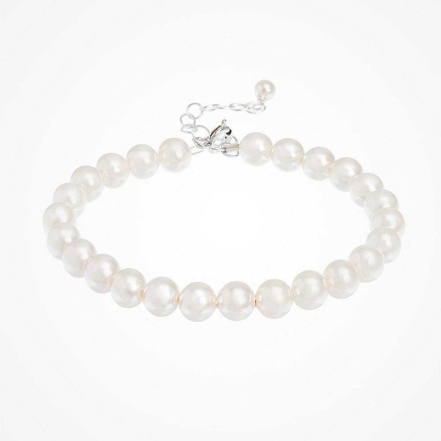 Wedding Jewellerywedding Jewellery Chez Bec | Ivory Elegance Pearl Bracelet (Silver)