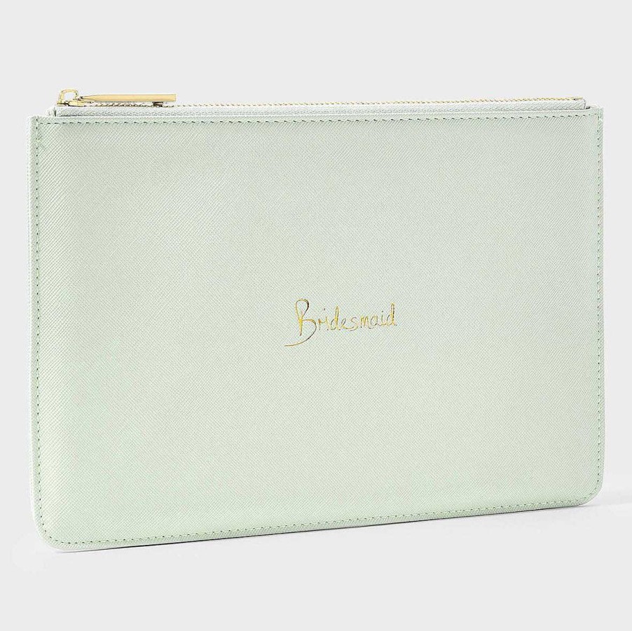 Bags Katie Loxton | Katie Loxton Perfect Pouch 'Bridesmaid' In Sage Green