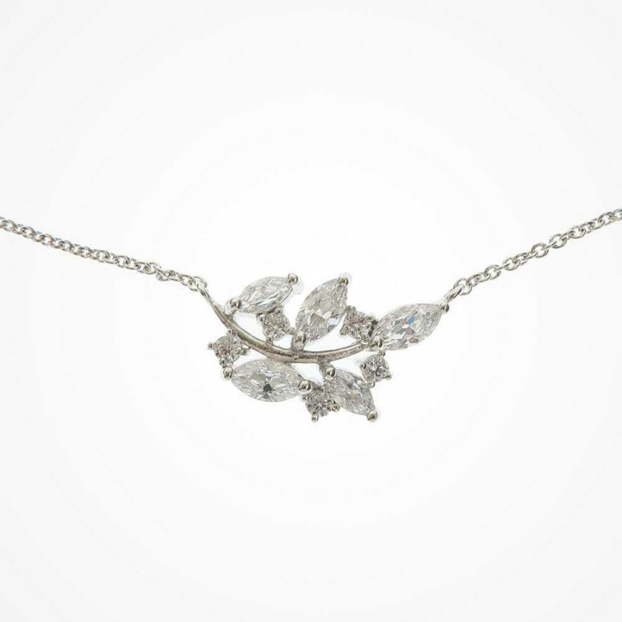 Wedding Jewellerywedding Jewellery Ivory & Co | Cypress Vine Of Leaves Necklace