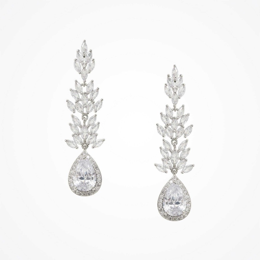 Wedding Jewellerywedding Jewellery Aria | Demi Bridal Statement Crystal Drop Earrings