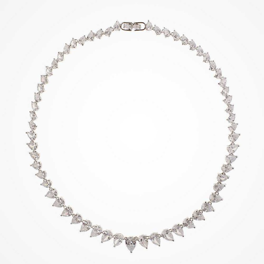 Wedding Jewellerywedding Jewellery Ivory & Co | Manhattan Cubic Zirconia Necklace