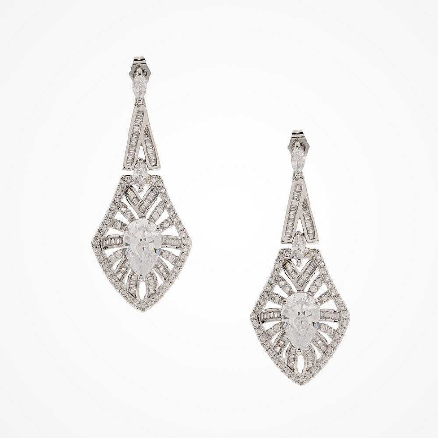 Wedding Jewellerywedding Jewellery Ivory & Co | Princeton Crystal Art Deco Earrings