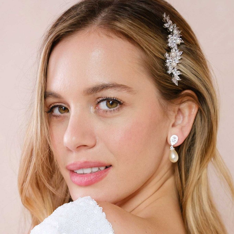 Wedding Hair Accessorieswedding Hair Accessories Stephanie Browne | Kitty Pearl And Crystal Comb