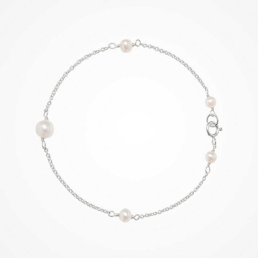 Wedding Jewellerywedding Jewellery Chez Bec | Annabel Pearl Bracelet (Silver)