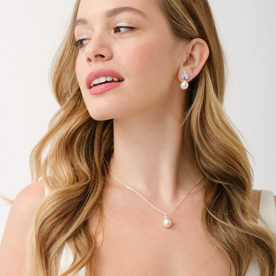 Wedding Jewellerywedding Jewellery Stephanie Browne | Bocheron Freshwater Pearl Drop Earrings