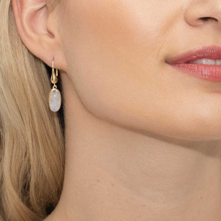 Wedding Jewellerywedding Jewellery Sarah Alexander | Lark Moonstone Oval Drop Earrings