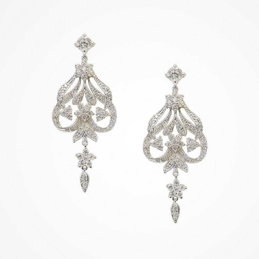 Wedding Jewellerywedding Jewellery Stephanie Browne | Regalia Ornate Crystal Embellished Drop Earrings