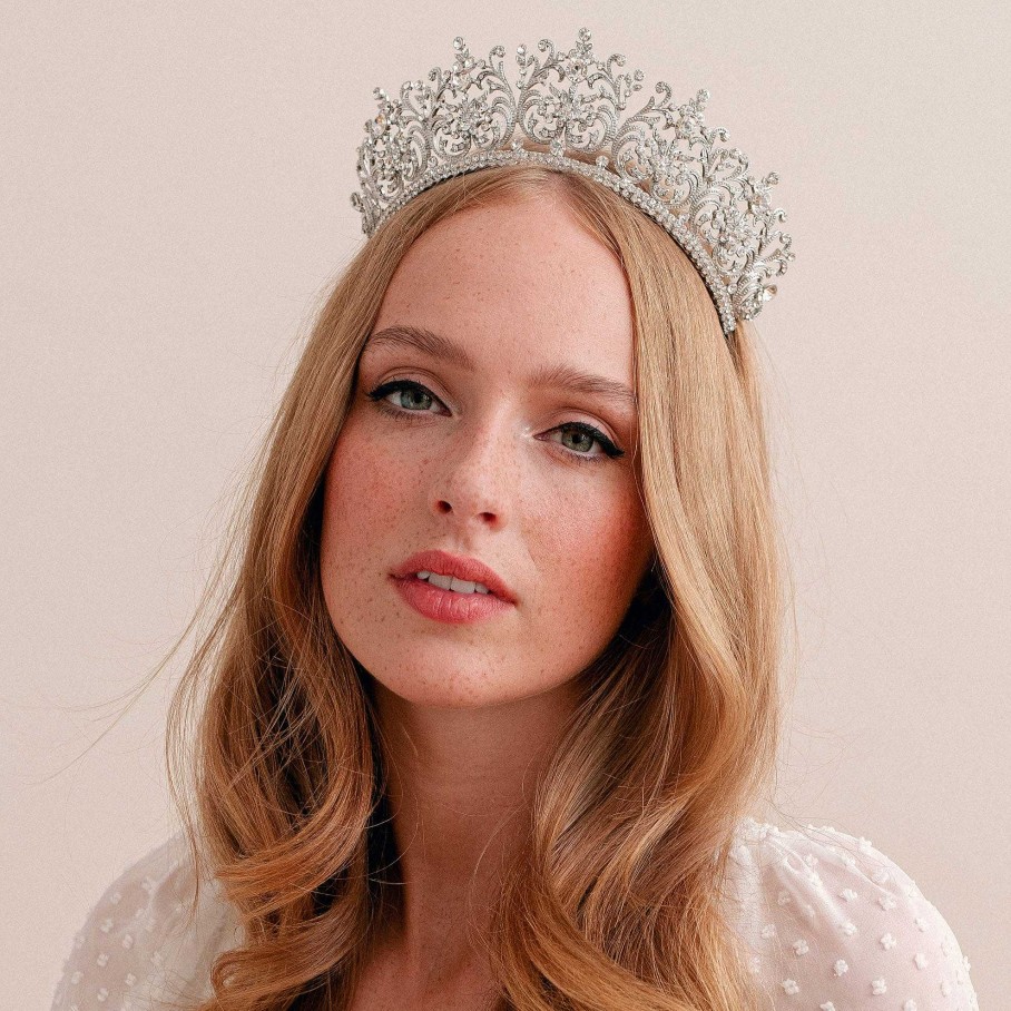 Wedding Hair Accessorieswedding Hair Accessories Ivory & Co | Lady Georgina Crystal Tiara