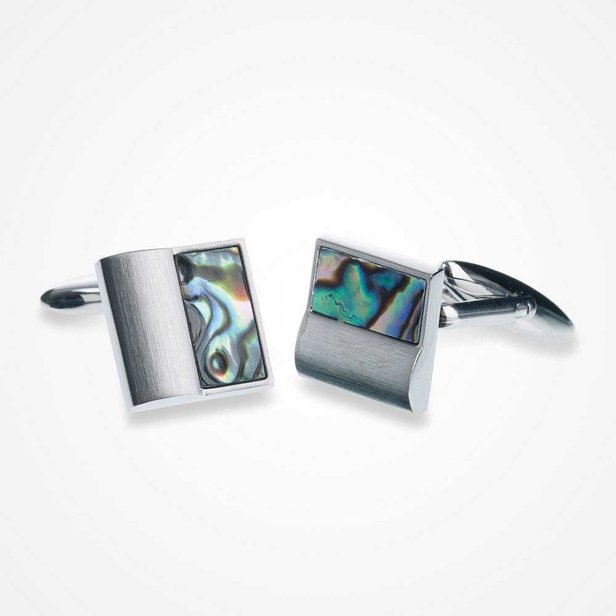 Wedding Jewellerywedding Jewellery Ivory & Co | Waldorf Abalone Cufflinks