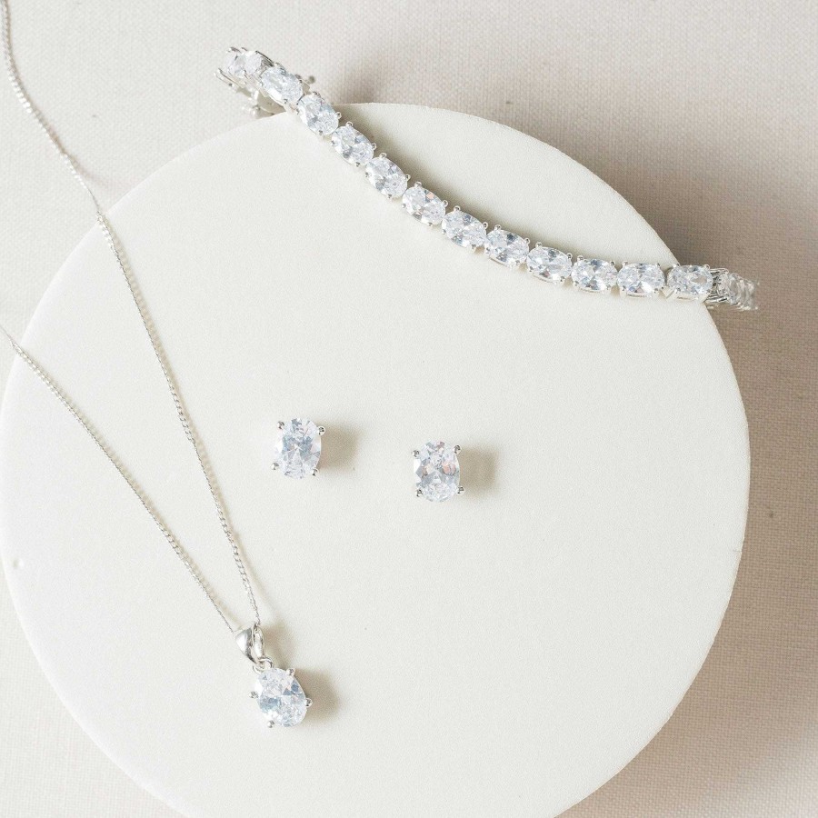 Wedding Jewellerywedding Jewellery Ivory & Co | Rapture Three-Piece Bridal Jewellery Set