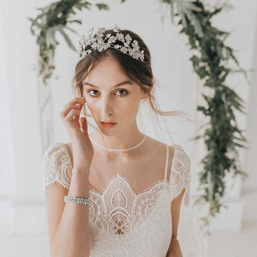 Wedding Hair Accessorieswedding Hair Accessories Ivory & Co | Valkyrie Crown Of Leaves Headpiece