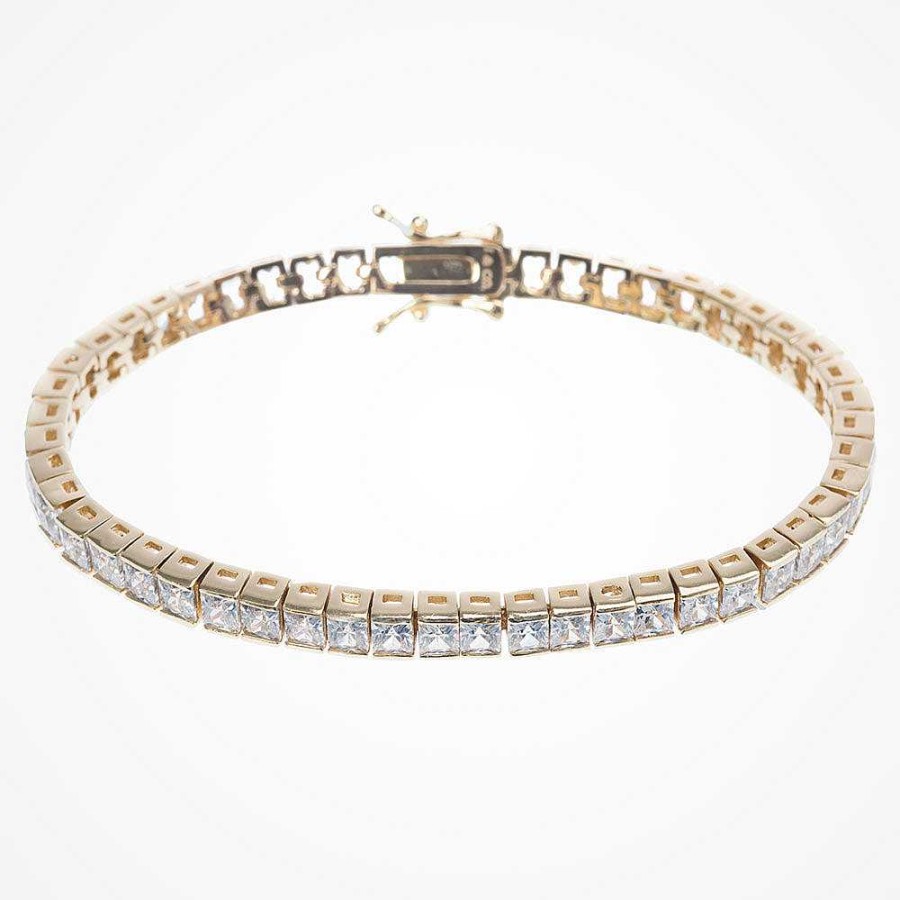 Wedding Jewellerywedding Jewellery Ivory & Co | Elegance Gold Tennis Bracelet