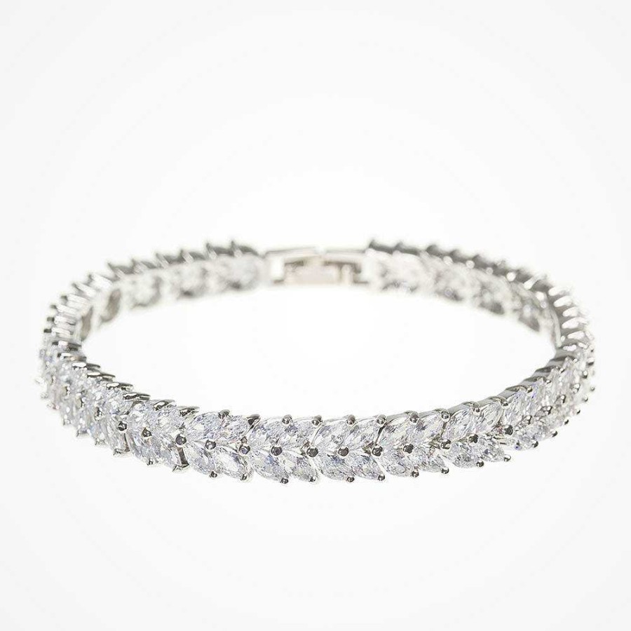 Wedding Jewellerywedding Jewellery Aria | Margaux Marquise Crystal Bracelet