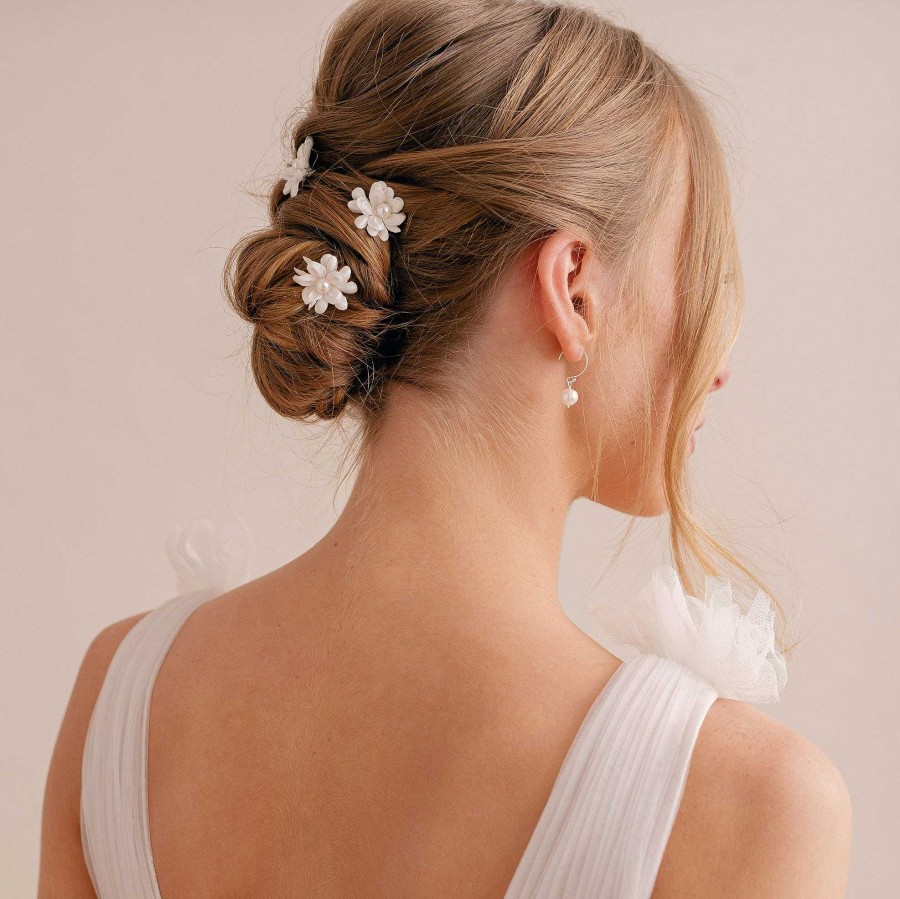 Wedding Hair Accessorieswedding Hair Accessories Arianna Bespoke | Double Flower Hair Pins