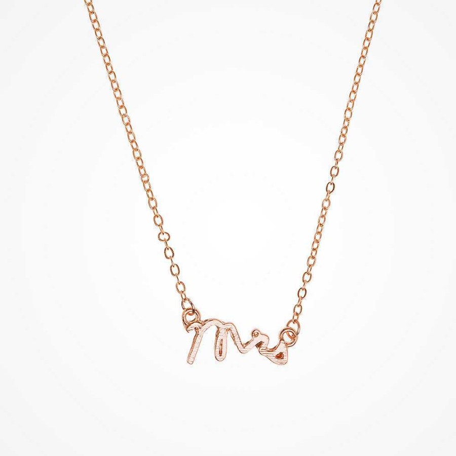 Wedding Jewellerywedding Jewellery Liberty in Love | Mrs' Necklace (Gold)