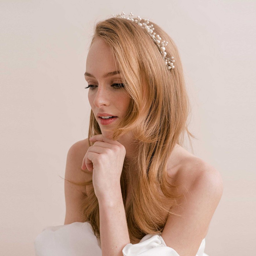 Wedding Hair Accessorieswedding Hair Accessories Arianna Bespoke | Siren Pearl Headband