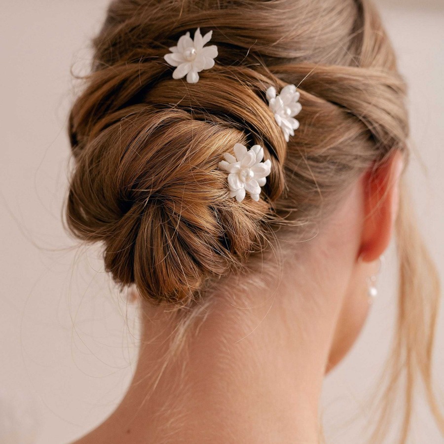 Wedding Hair Accessorieswedding Hair Accessories Arianna Bespoke | Double Flower Hair Pins