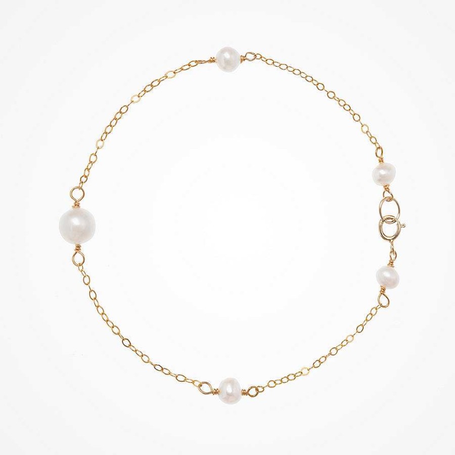 Wedding Jewellerywedding Jewellery Chez Bec | Annabel Pearl Bracelet (Gold)