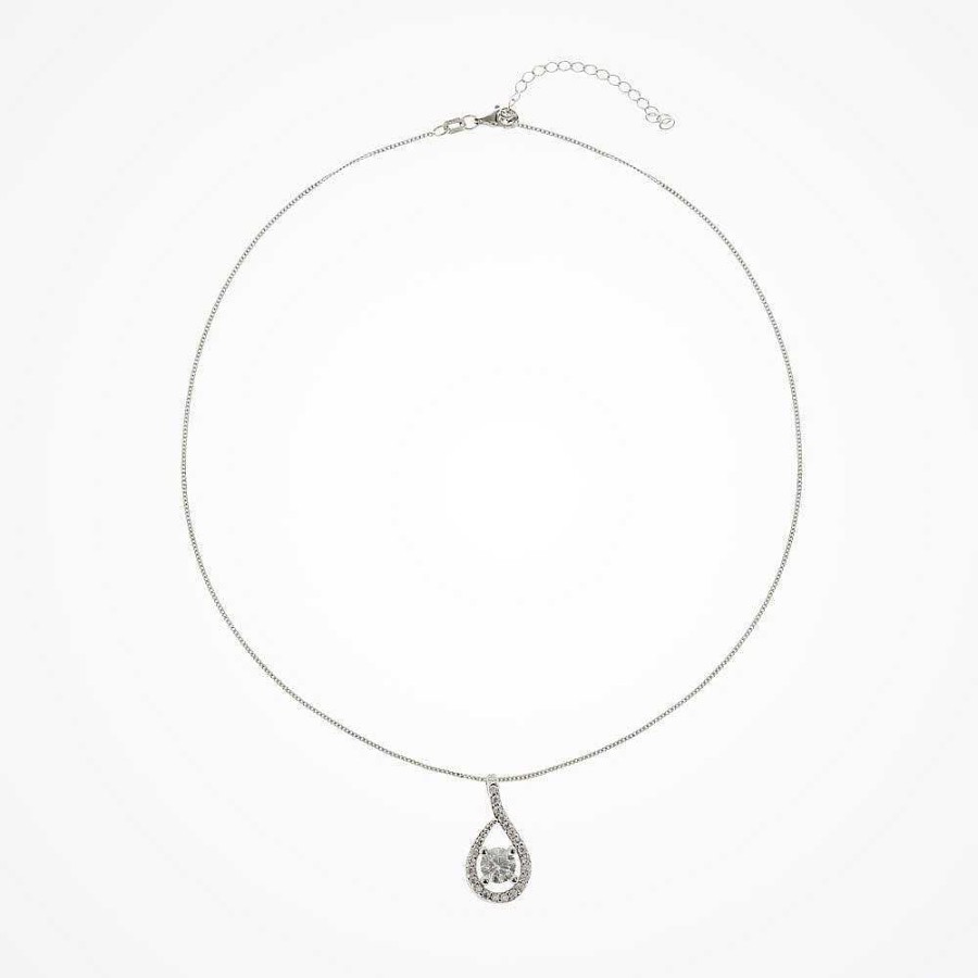 Wedding Jewellerywedding Jewellery Ivory & Co | Eternity Crystal Pendant Necklace