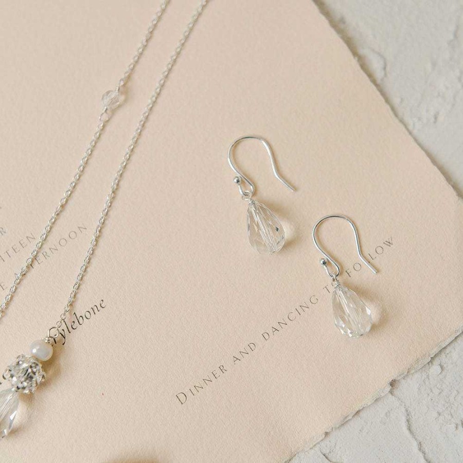 Wedding Jewellerywedding Jewellery Chez Bec | Pandora Backdrop Three-Piece Bridal Jewellery Set