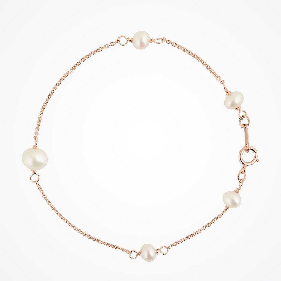 Wedding Jewellerywedding Jewellery Chez Bec | Annabel Rose Gold Pearl Bracelet