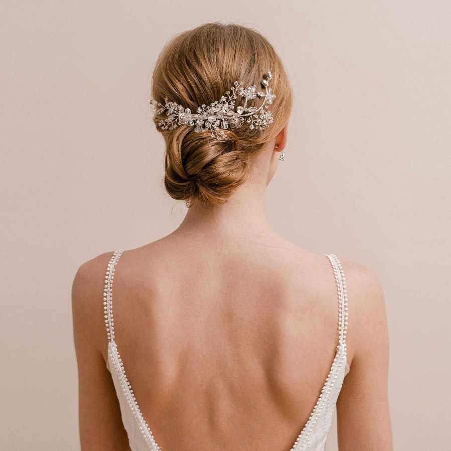 Wedding Hair Accessorieswedding Hair Accessories Arianna Bespoke | Honeysuckle Crystal Hair Comb