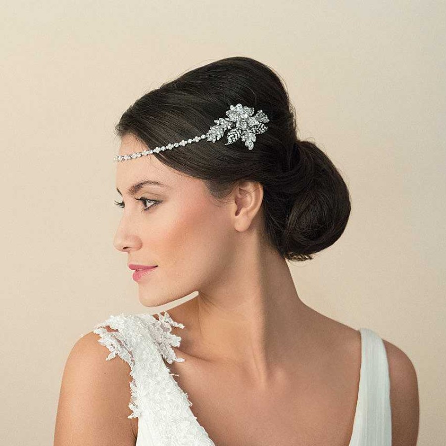 Wedding Hair Accessorieswedding Hair Accessories Ivory & Co | Morgan Floral Draping Headpiece