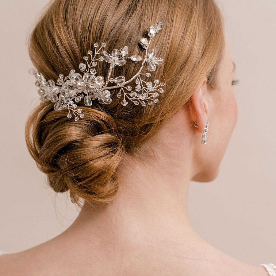 Wedding Hair Accessorieswedding Hair Accessories Arianna Bespoke | Honeysuckle Crystal Hair Comb