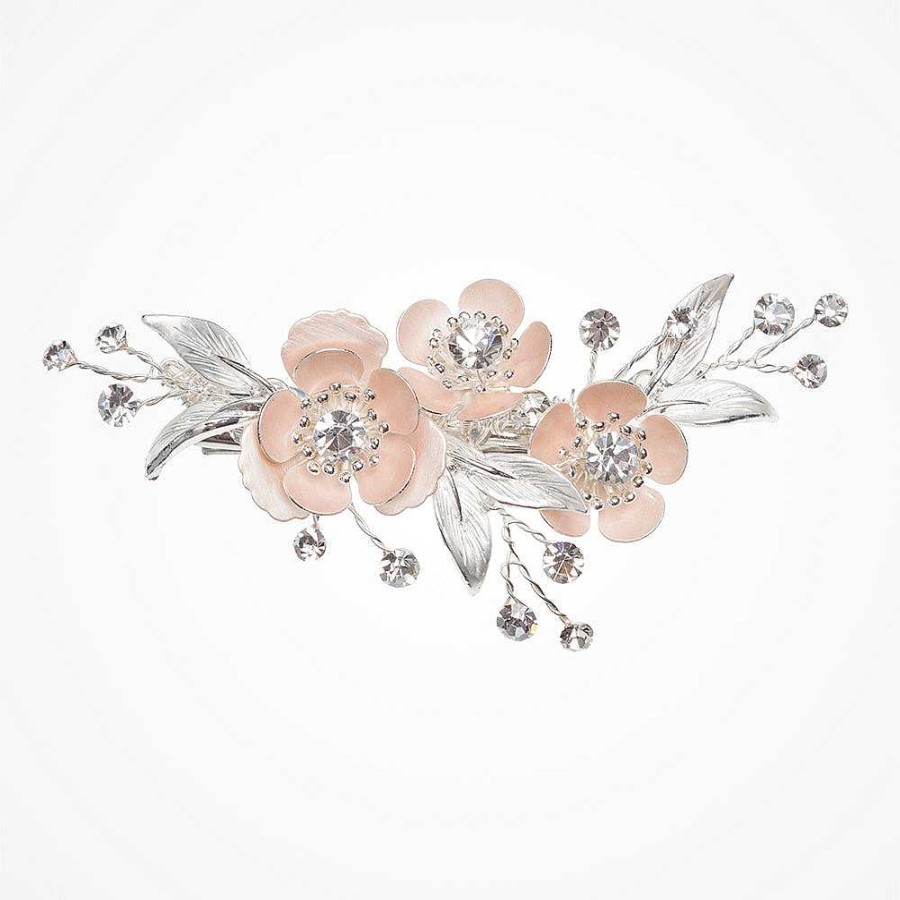 Wedding Hair Accessorieswedding Hair Accessories Ivory & Co | Spirit Enamelled Blossom Hair Clip