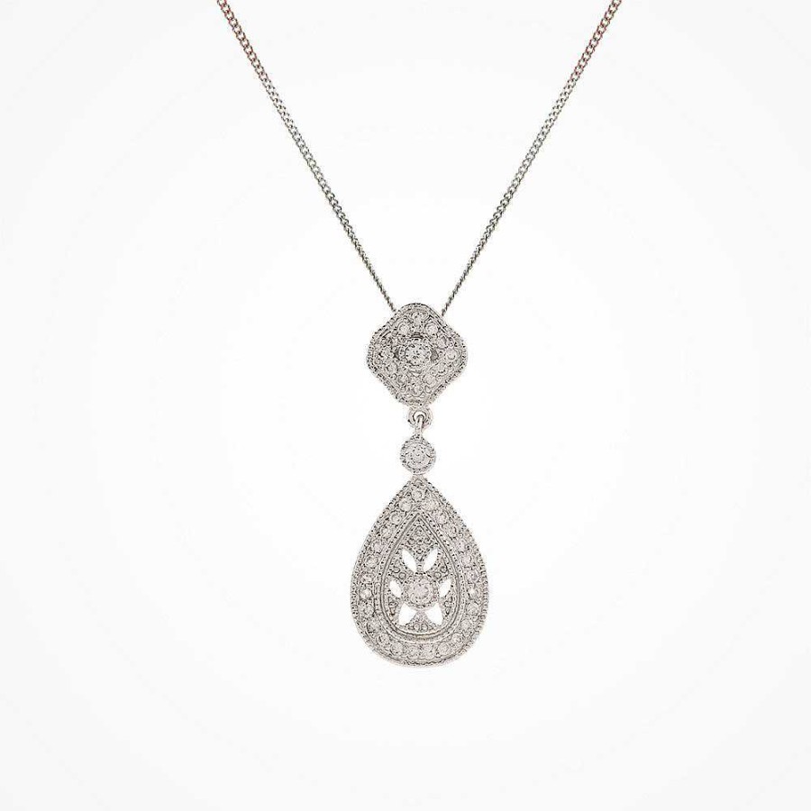 Wedding Jewellerywedding Jewellery Ivory & Co | Moonstruck Crystal Pendant Necklace