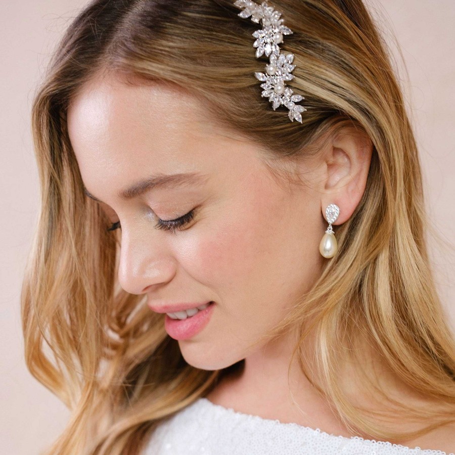 Wedding Hair Accessorieswedding Hair Accessories Stephanie Browne | Kitty Pearl And Crystal Comb