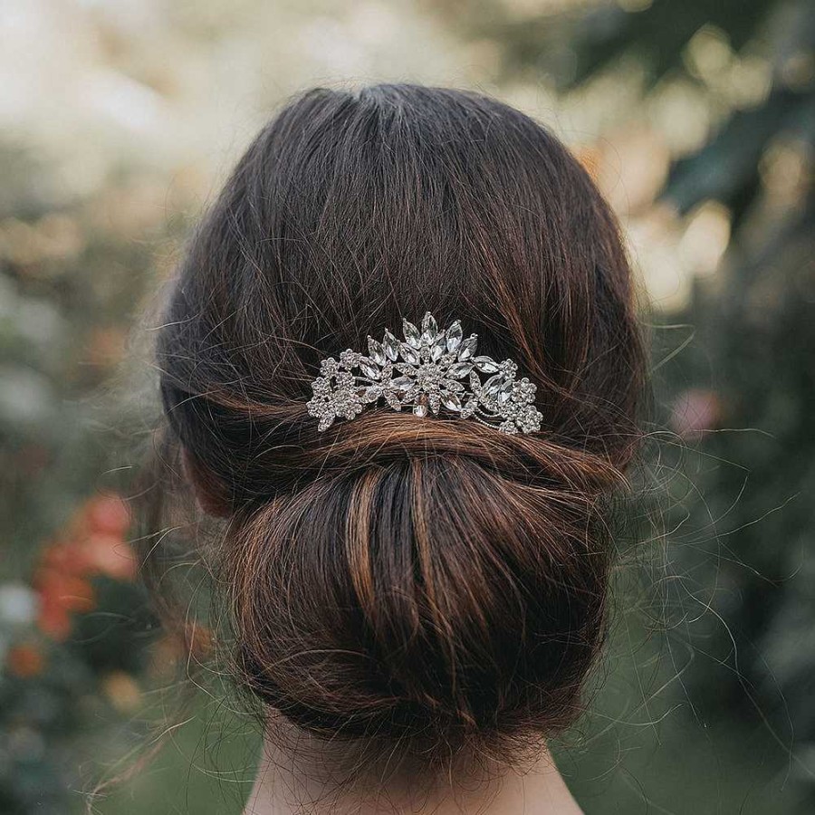 Wedding Hair Accessorieswedding Hair Accessories Aria | Elspeth Crystal Hair Comb