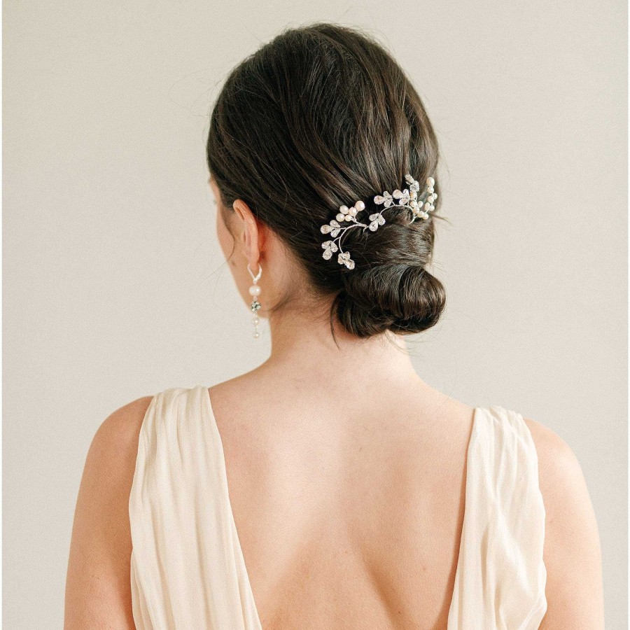 Wedding Hair Accessorieswedding Hair Accessories Victoria Fergusson | Faith Pear Crystal And Freshwater Pearl Hair Pins