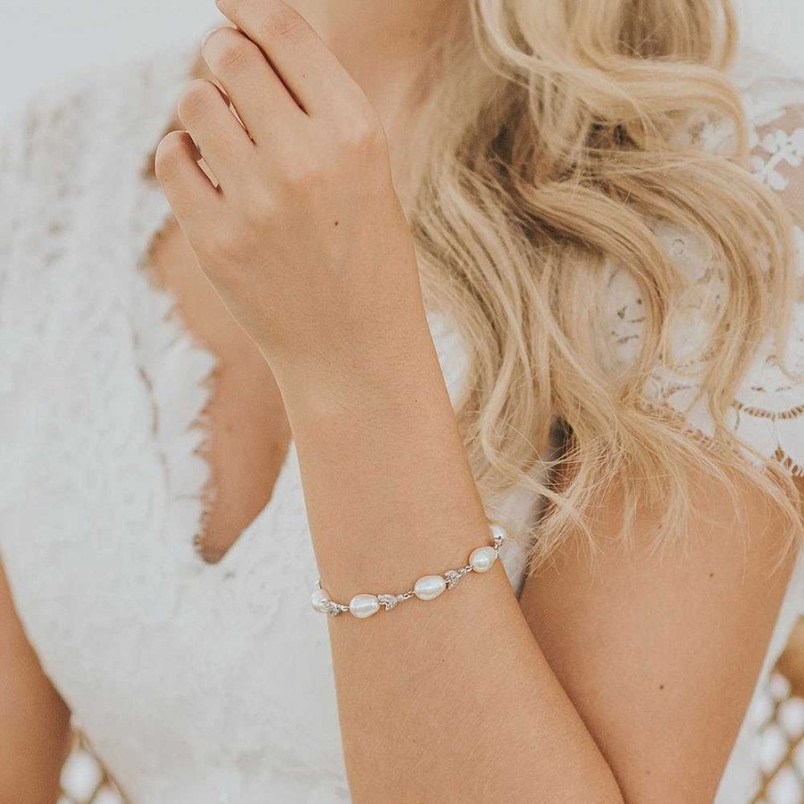 Wedding Jewellerywedding Jewellery Stephanie Browne | Silk Pearl Bracelet