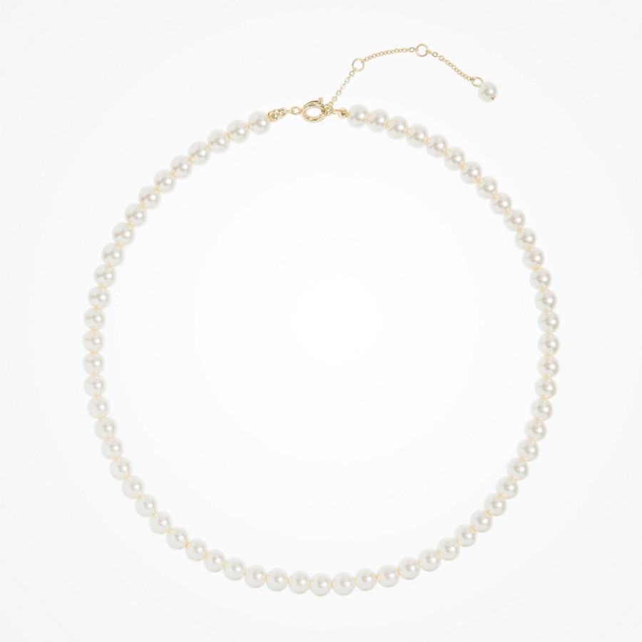 Wedding Jewellerywedding Jewellery Aria | Alta Pearl Necklace And Bracelet Set (Gold)