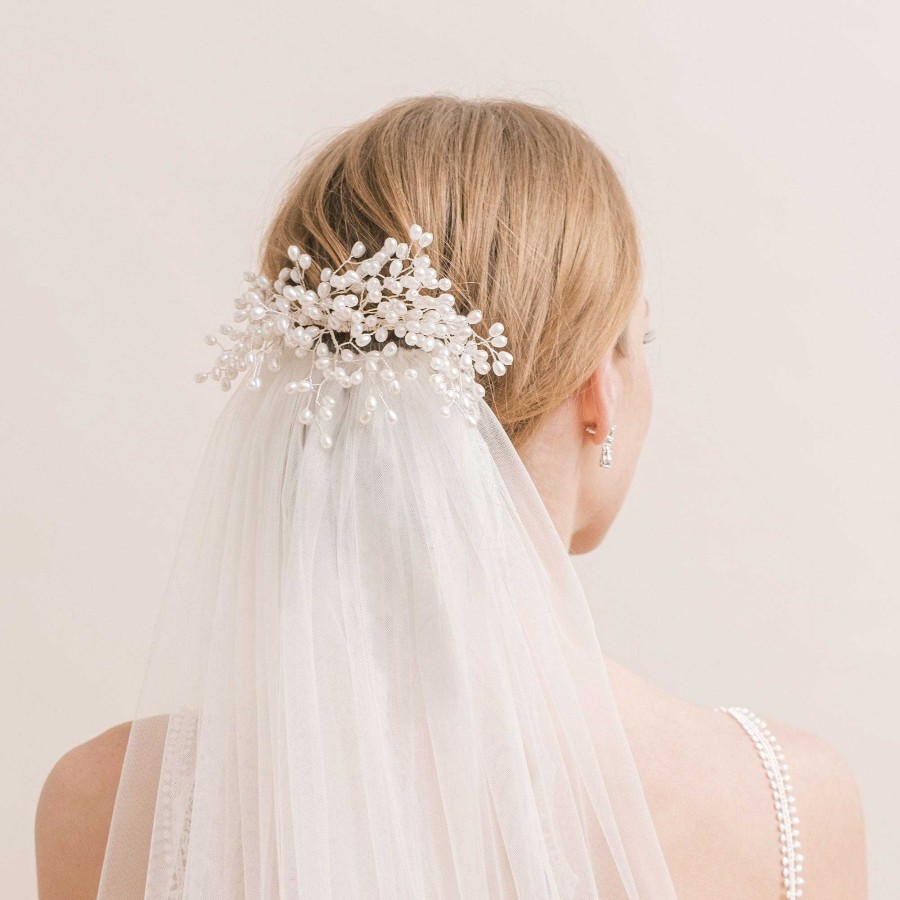 Wedding Hair Accessorieswedding Hair Accessories Arianna Bespoke | Pearl Veil Comb