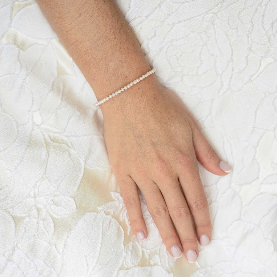 Wedding Jewellerywedding Jewellery Ivory & Co | Zurich Delicate Pearl Bracelet