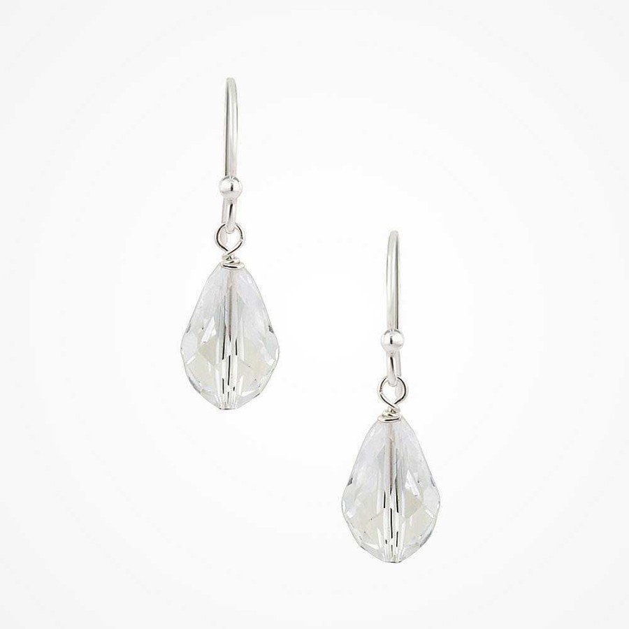 Wedding Jewellerywedding Jewellery Chez Bec | Pandora I Crystal Droplet Earrings (Silver)