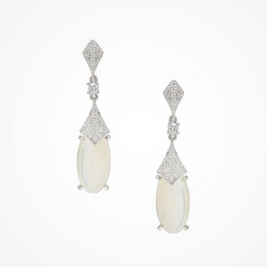 Wedding Jewellerywedding Jewellery Stephanie Browne | Maiden Mother Of Pearl Drop Earrings