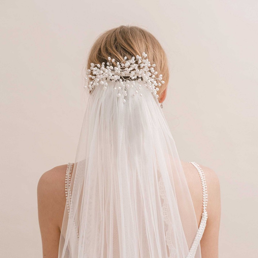 Wedding Hair Accessorieswedding Hair Accessories Arianna Bespoke | Pearl Veil Comb