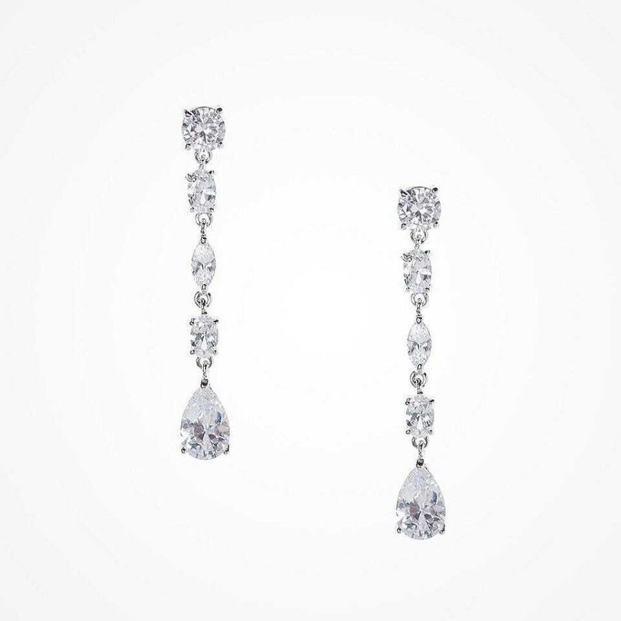 Wedding Jewellerywedding Jewellery Liberty in Love | Alba Cz Drop Earrings